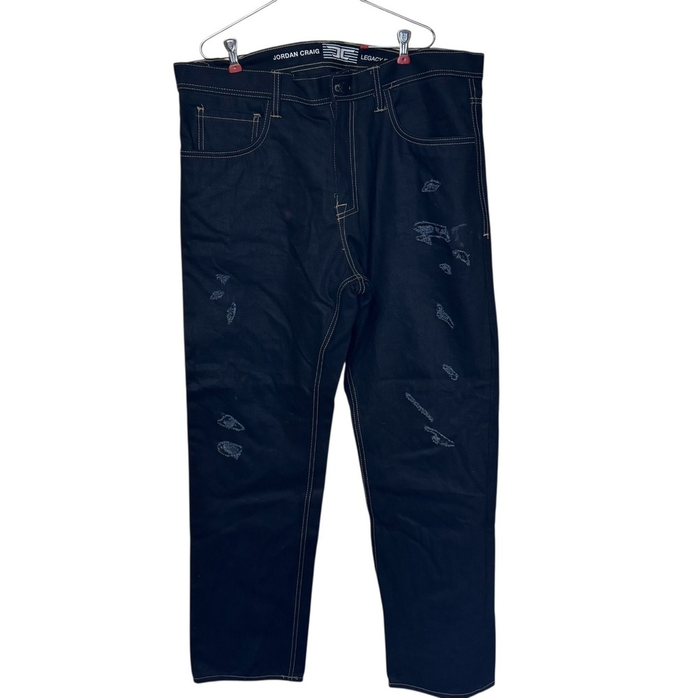 Jordan Craig Men's Jeans Distressed Collins Legacy Edition Denim Blue Sz. 40X32‎